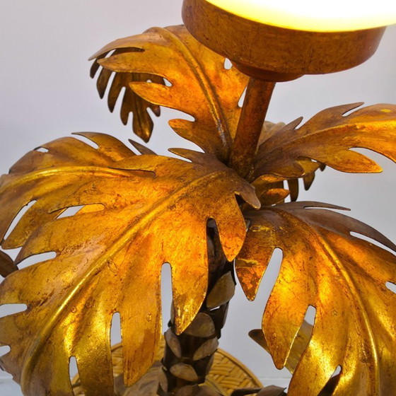 Image 1 of lampada da tavolo a forma di palma modello Hans Kögl anni '60