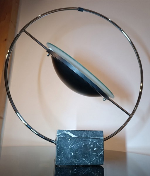 Saturn lamp by LG for Maison Lucien Gau 1980