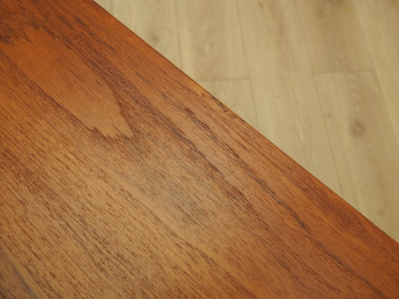 Image 1 of Teakholz-Schreibtisch, dänisches Design, 1970er Jahre, hergestellt in Dänemark