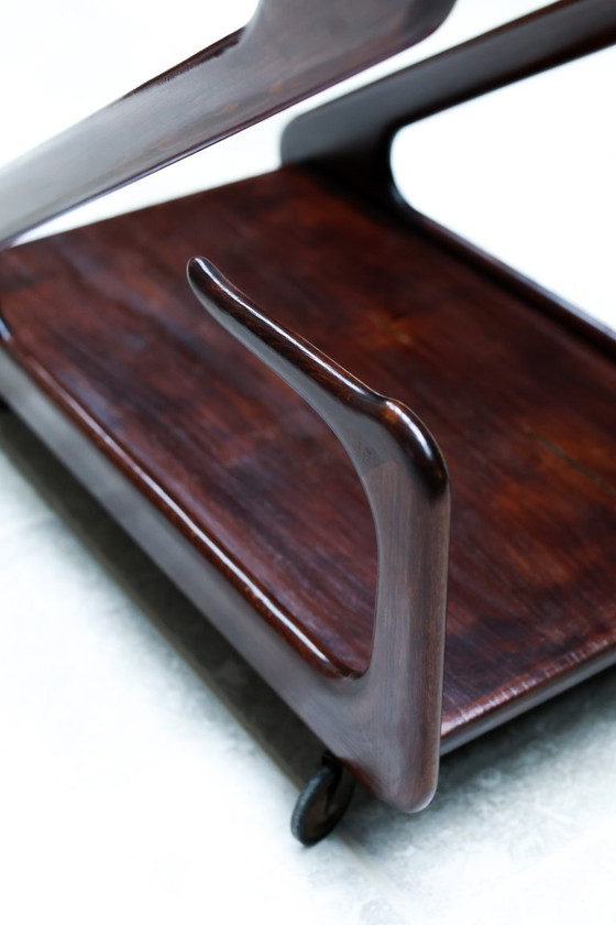 Image 1 of Carrito de servicio italiano Z-Line | Estilo escultural de los años 50