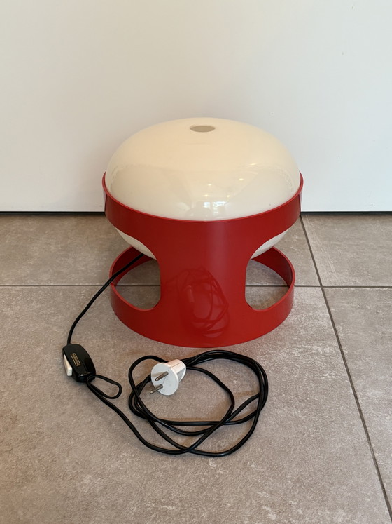 Image 1 of Lámpara de mesa Joe Colombo KD27 - Roja