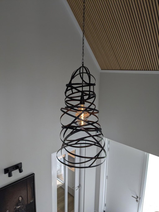 Handmade modern metal chandelier – kroonluchters, Copper (photo 2 of 5)