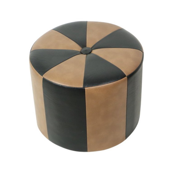 Image 1 of Pouf Skai marrone vintage