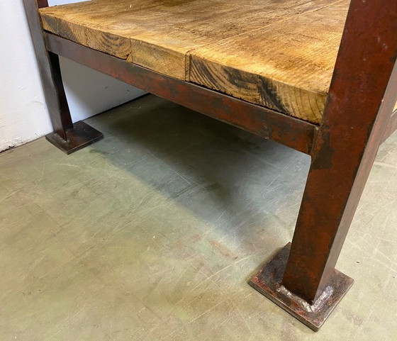 Image 1 of Red Industrial Coffee Table, 1960s