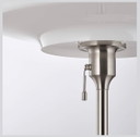 Lampada da terra di design IKEA TALLBYN (2) | cromo spazzolato | dimmer a cavo (extra) | circa 2000–2010