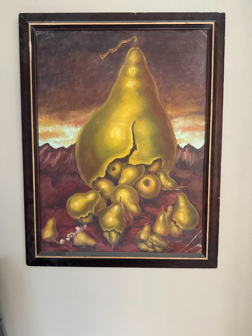 Óleo de Max Ernst Pear 1920