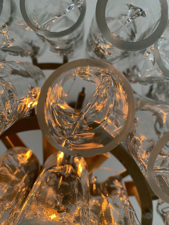 Image 1 of Suspension vintage Doria Leuchten des années 70