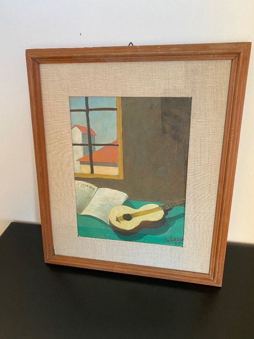 Mid-century still life – Italy, signed and dated 1959
