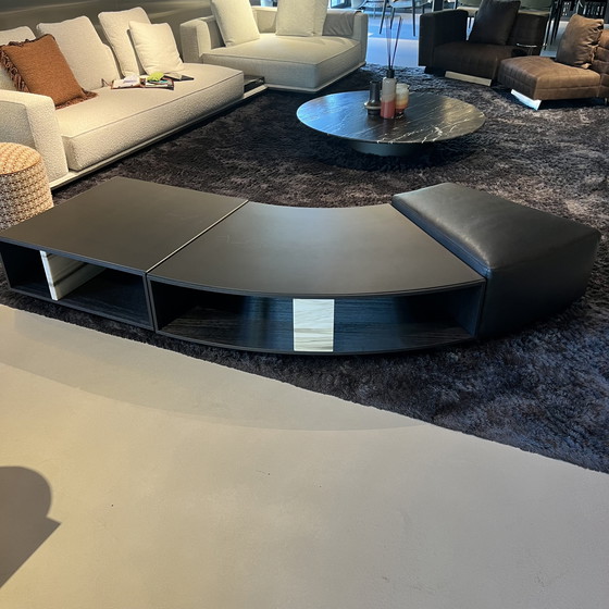 Image 1 of Puf Minotti Daniels y juego de mesa de centro Amber