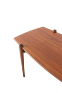 Tavolino da caffè vintage con piano reversibile