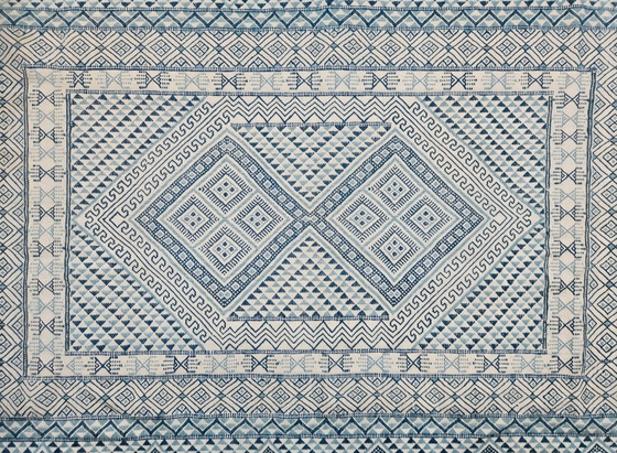 Image 1 of Tappeto Kelim orientale annodato a mano, Soumak, Tunisia, 154x238 cm.
