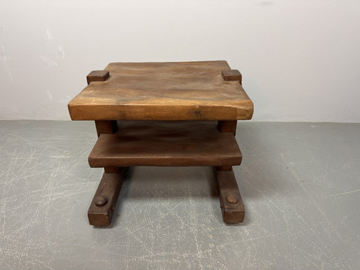 Tavolino brasiliano Wabi Sabi in stile brutalista di metà secolo, Brasile, anni '60.