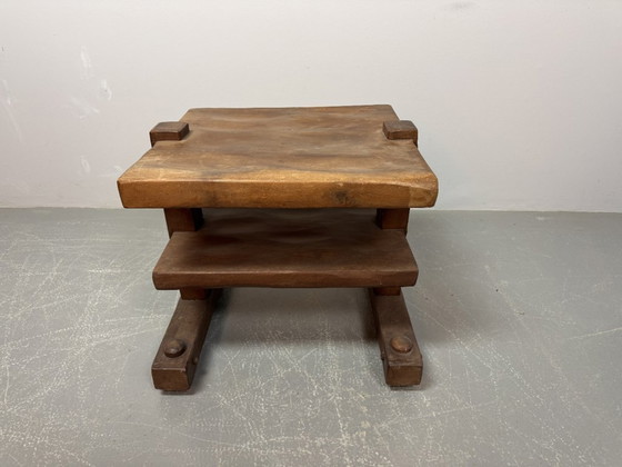 Image 1 of Tavolino brasiliano Wabi Sabi in stile brutalista di metà secolo, Brasile, anni '60.