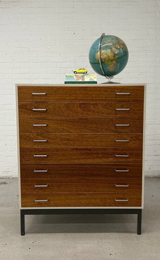 Vintage Paper Cabinet School Cupboard Architectural Cabinet