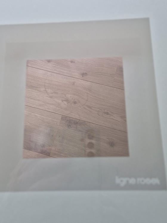 Image 1 of Ligne Roset glass table, extendable, with 4 Montel chairs