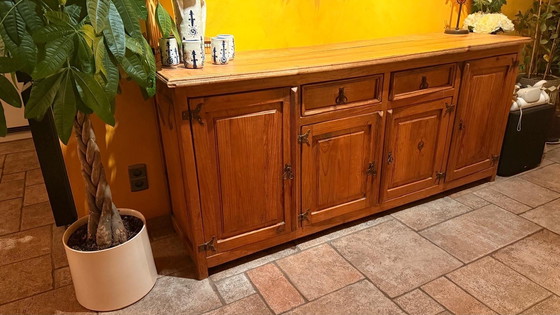 Image 1 of Meubles mexicains : buffet, bibliothèque, bar, meuble d'appoint, meuble TV fabriqués à la main au Mexique