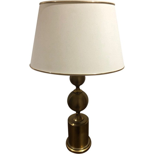 Vintage messing kapperslamp, 1970