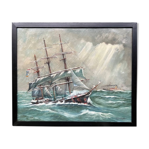 "Seascape". Oil on canvas. – schilderijen tekeningen