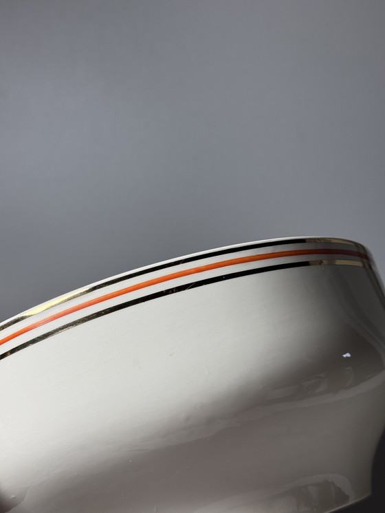 Image 1 of Boch Frères, Art Deco – Große Servierschüssel & Soßenschüssel (1940er Jahre)