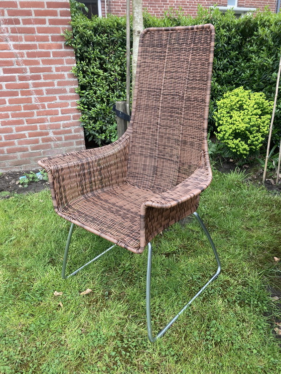 Image 1 of IKEA Rotan Fauteuil Dirk Van Sliedrecht