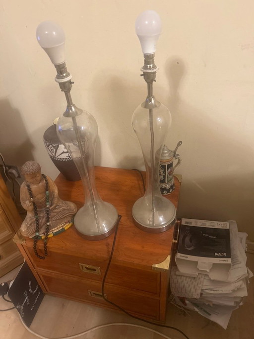 Pair of elegant Italian lamps