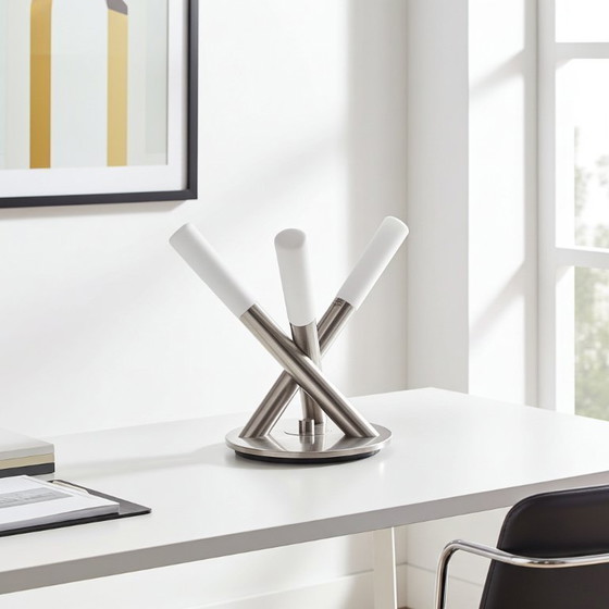 Image 1 of Paul Neuhaus Pendelleuchte aus Milchglas