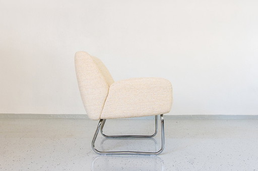 Vintage-Sessel mit Kufengestell, Deutschland, 1970er Jahre