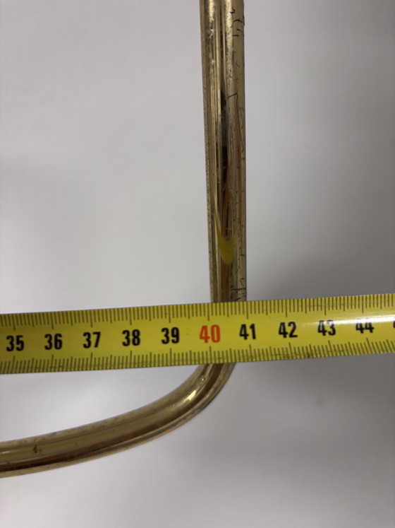 P Vintage Temde Hanglamp – Mid-Century Messing & Teak Hout – Jaren '60 – Hanglampen, Glass, Wood (photo 10 of 15)
