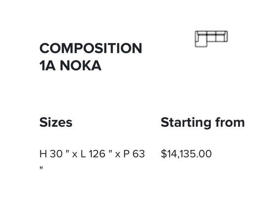 Image 1 of Similar a Sofá modular Roset Noka tela Roy Roussilon