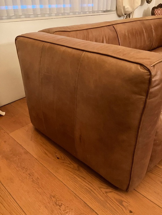 Image 1 of Flamant 3-Sitzer in hochwertigem cognacfarbenem Leder