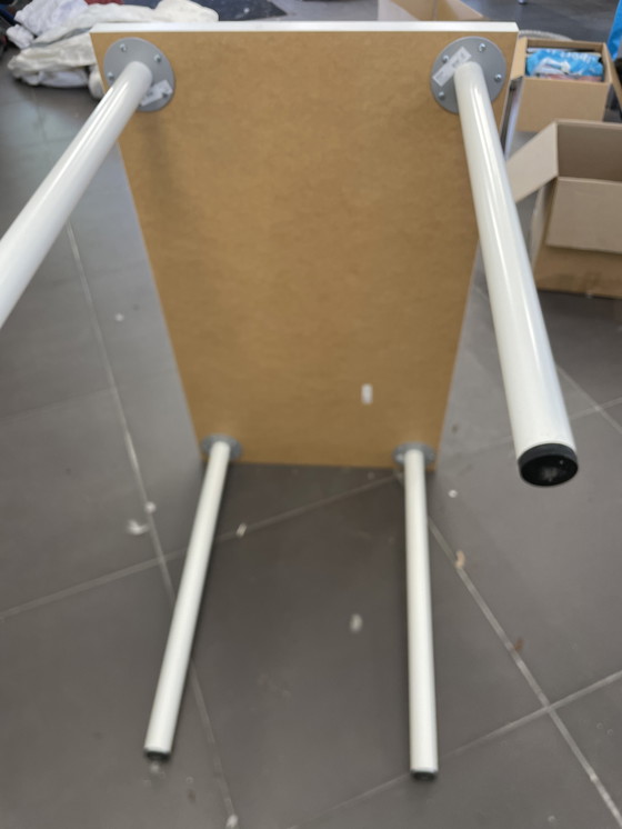 Image 1 of 7 x Tavoli bianchi Ikea modello Linnmon