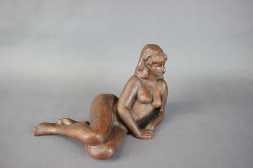 Grande statuette d'Acte par Bohumil Kokrda, Tchécoslovaquie, années 1980