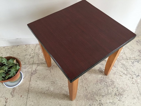 Image 1 of TABLE Basse FORMICA et Bois VINTAGE