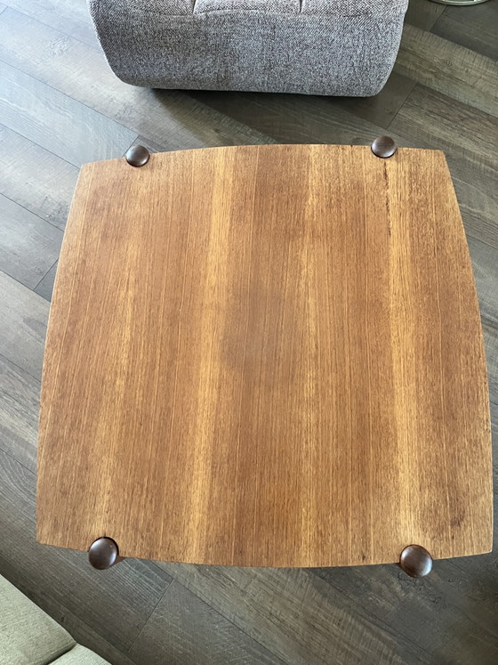 Vintage Louis van Teeffelen coffee table – Rattan, Wood (photo 4 of 13)