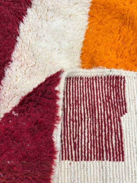 Image 1 of Moroccan Rug Handmade Wool Rug Azilal Rug Berber Rug Abstract Rug Boho Rug Colorful Rug Modern Designer Rug