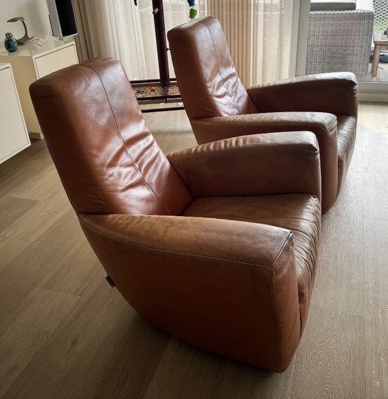 Image 1 of 2x poltrone Gerard van de Berg con pouf