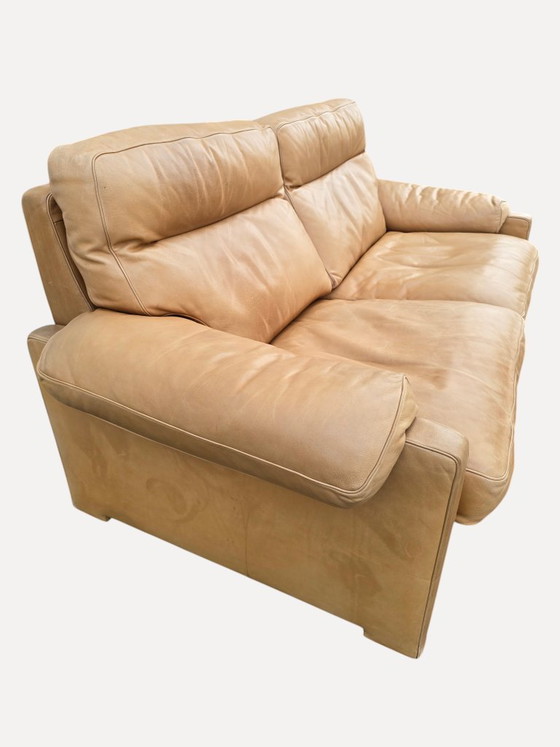 de Sede DS-70 2 seaters in vintage leather, 1980s, Beige (photo 4 of 11)