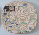 8 Gustav Klimt porseleinen verzamelborden van Lilien Austria met certificaten