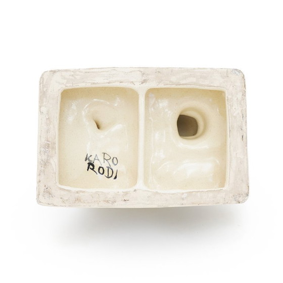 Image 1 of Escultura "Venus de Rodas" en cerámica esmaltada blanca de Icaro Rodi, años 30