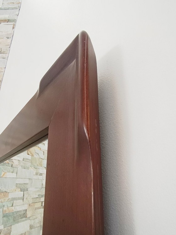 Grande Specchio in Legno di Ciliegio Massiccio Francia Anni '70 – Wood (photo 4 of 7)