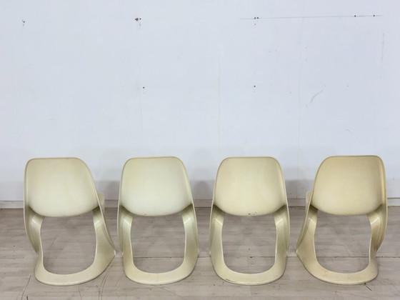 Image 1 of Set van 4 Casalino Casala stoelen / eetkamerstoelen / tuinstoelen – vintage ruimtetijdperk