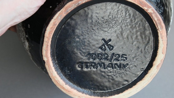 Image 1 of Jarrón DÜMLER & BREIDEN Fat Lava WGP 1002/25 de los años 60, grande y pesado, marcado.