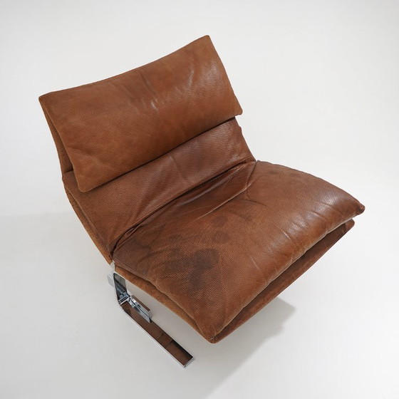 Image 1 of Een paar “Onda” fauteuils van Giovanni Offredi voor Saporiti, jaren 70.