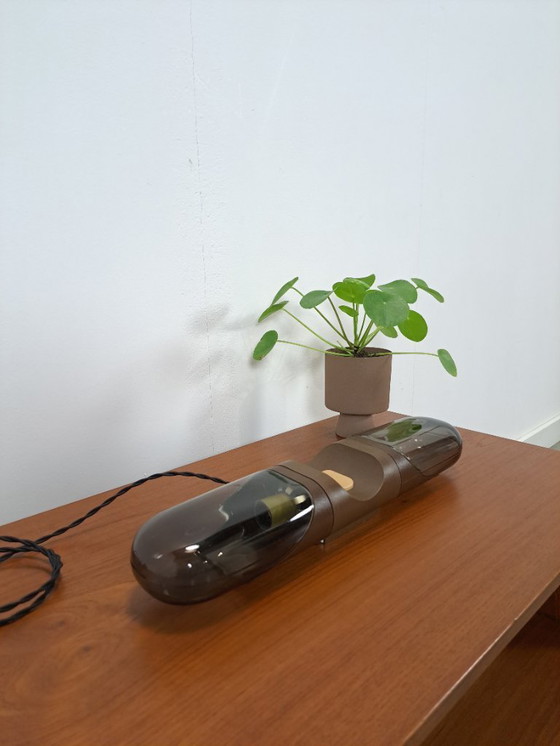 Image 1 of Bruine space age wandlamp HP Leuchten