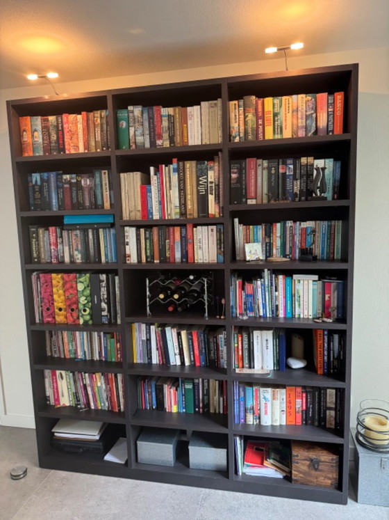 Librería Molden CD 505 – roble gris oscuro – 192 × 40 × 232 cm – Molteni&C, Wood (photo 2 of 5)