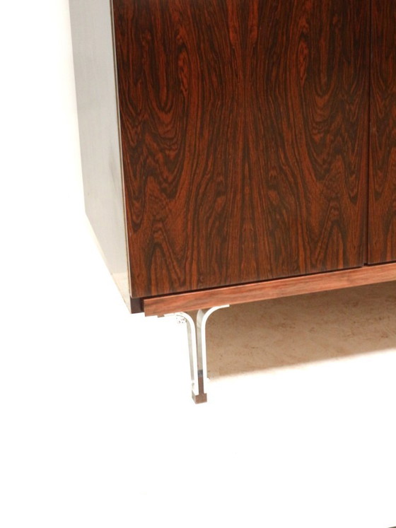 Image 1 of Grande armoire vintage en palissandre fabriquée dans les années 1960