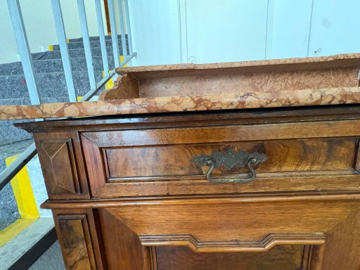 Cassettiera con piano in marmo – ladekasten, Wood, Marble (photo 2 of 5)