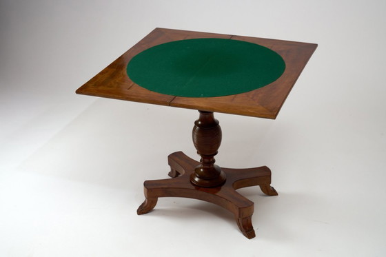 Image 1 of Tavolo da gioco inglese in mogano