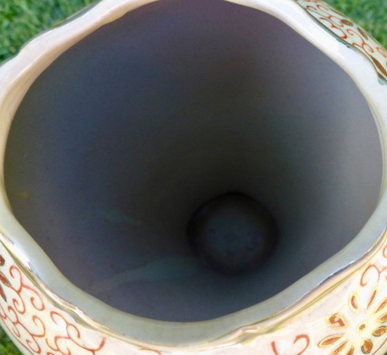 Image 1 of Dos jarrones antiguos de porcelana de estilo Art Nouveau, obra de Reinhold Schlegelmilch.