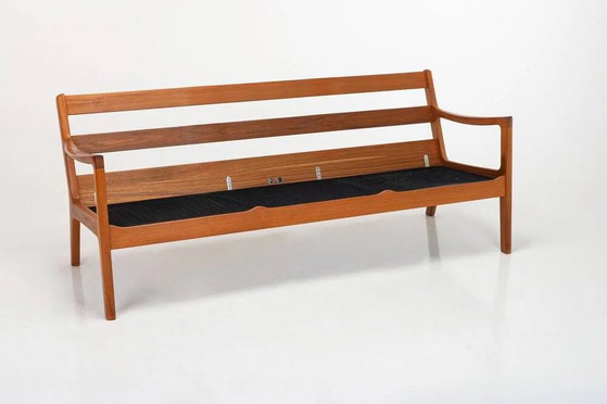 Senator bank van Ole Wanscher voor P. Jeppesen Møbelfabrik, Denemarken, jaren 60 – 3-5 zitsbanken, Wool (photo 5 of 12)